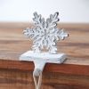 Cast Iron Snowflake Stocking Holder