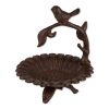 SUNFLOWER CAST IRON BIRD FEEDER