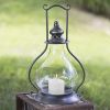 Gun Metal Sydney Candle Lantern