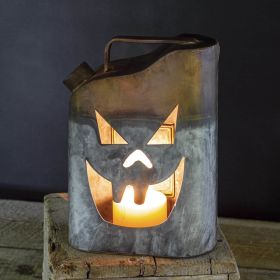 Jack-O'-Lantern Gas Can Luminary