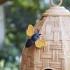 Beehive-Shaped Birdhouse for Outdoor Garden Decor