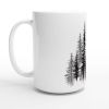 White Ceramic Mug Endure Bravely Design By HadiArts