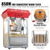 Popcorn Popper Machine 8 Oz Countertop Popcorn Maker 850W 48 Cups Red