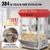 Popcorn Popper Machine 8 Oz Countertop Popcorn Maker 850W 48 Cups Red