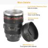 Camera Lens Coffee Mug Cup 13.6oz Food-Grade Stainless Steel Travel Photography Insulated Mug for All Ages