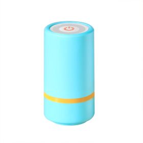 New Mini Vacuum Sealer Kitchen Portable USB Electric AirPump Fresh-Keeping Handheld Vacuum Sealing Machine Packaging Packer For Home (Option: K01 blue-USB)