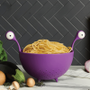 1pc Kitchen Strainer - Big-Eyed Monster Design BPA-Free Food Strainer For Fruits And Pasta - Fun And Safe