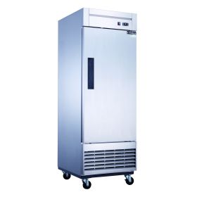 Dukers Commercial Single Door Bottom Mounted Upright Reach-in Freezer in Stainless Steel 17.79cu.ft. (Material: Stainless Steel)